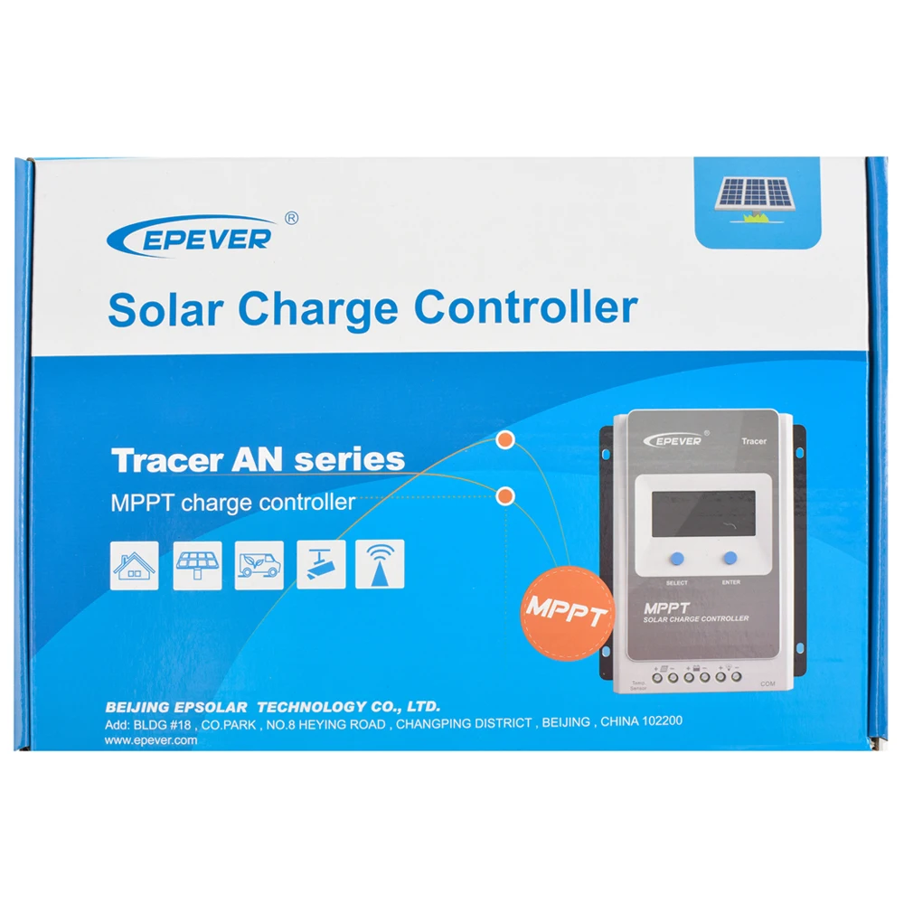 30A LCD MPPT Solar Charge Controller Tracer 3210AN 12V 24V Auto Work 100VDC input with Remote Meter MT50 | Обустройство дома
