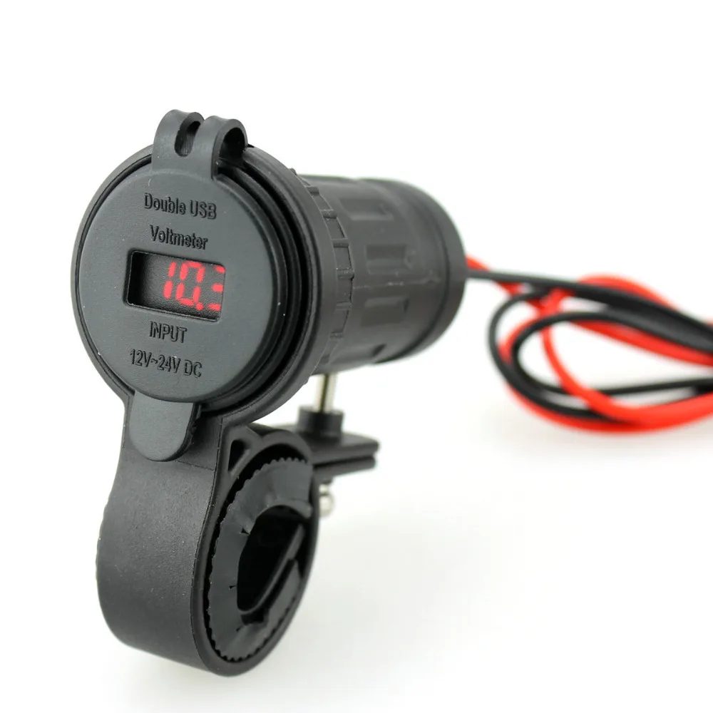 Водонепроницаемый 4.2A прикуриватель двойной автомобильное usb-устройство для
