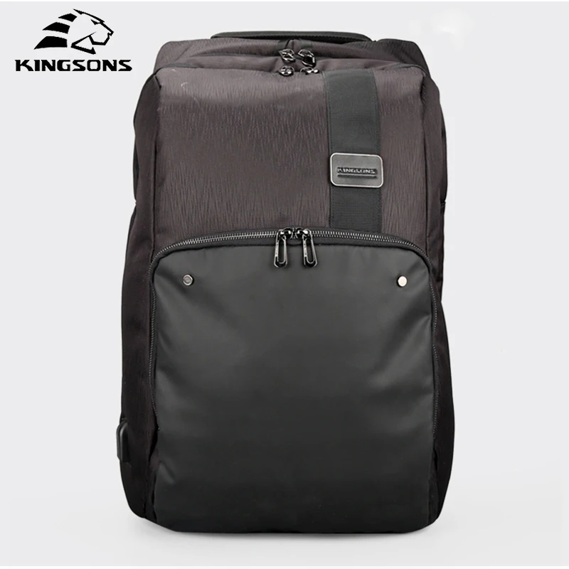 Kingsons Многофункциональные Мужские 15 17 Дюймов Рюкзаки С Usb Зарядом Для