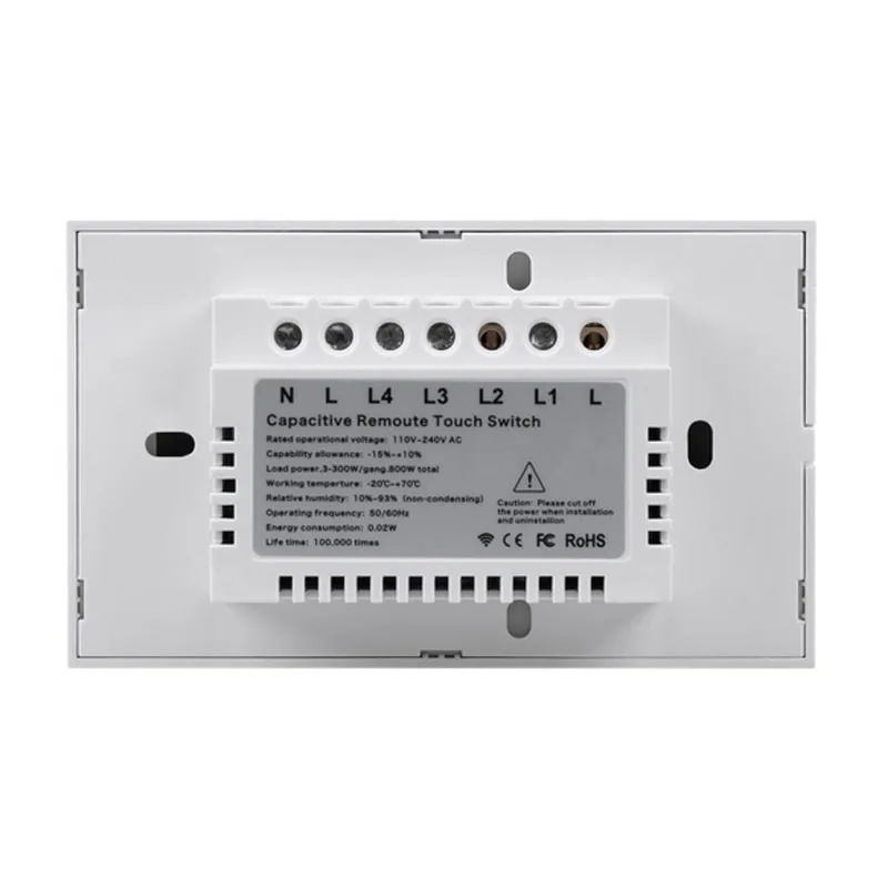 Broadlink TC2 3Gang US/AU Smart Home RF Touch Light Switches 110V 220V Remote Control Wall Switch Panel | Электроника