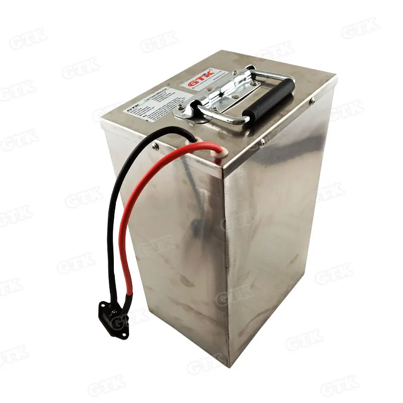 GTK waterproof 60v 63v 35Ah lithium ion battery pack for 1000W 1500W RV EV power storage fishing boat + 67.2v charger | Электроника