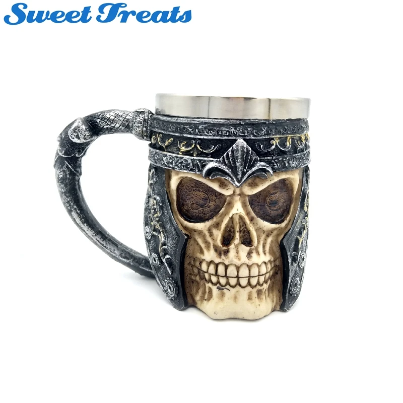 Подметальные машины 1 шт. кружка с черепами из смолы уникальный кувшин викингов