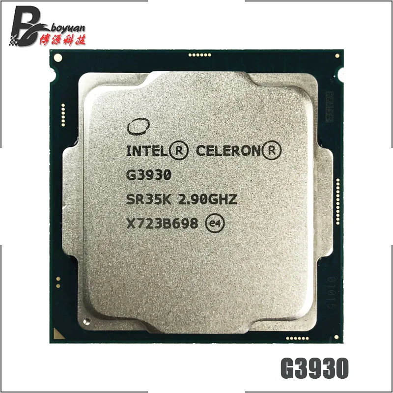 Двухъядерный процессор Intel Celeron G3930 2 9 ГГц двухпоточный Мб 51 Вт LGA 1151|Процессоры| |