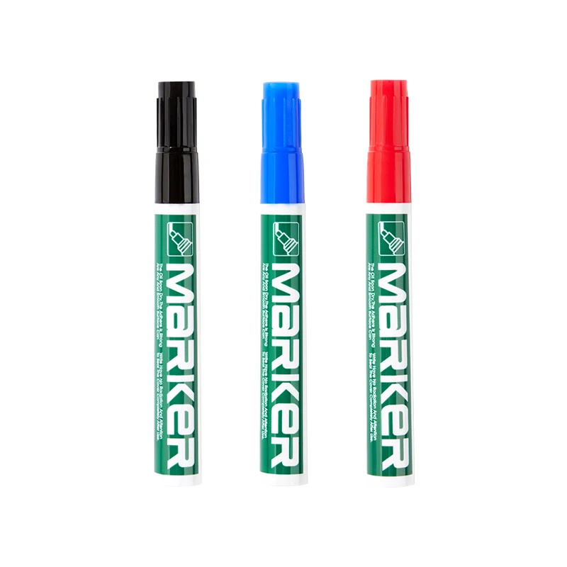 

10Pcs/Box Permanent Oily Marker Pen Drawing Painting Alcohol Marker Pen Waterproof Fast Drying School Supplies MP-628