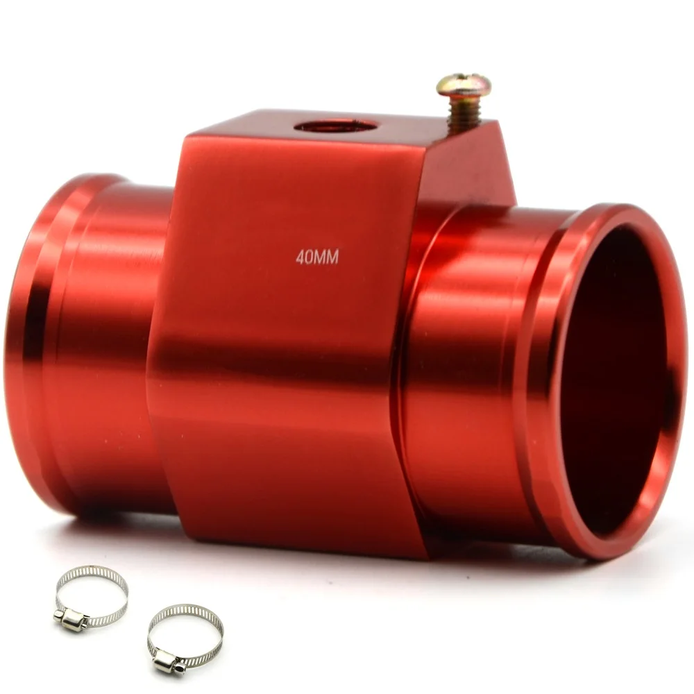 

Датчик температуры охлаждающей воды Racing Red, адаптер для датчика температуры воды, 1,25 дюйма, 28 мм, 30 мм, 32 мм, 34 мм, 36 мм, 38 мм, 40 мм с логотипом