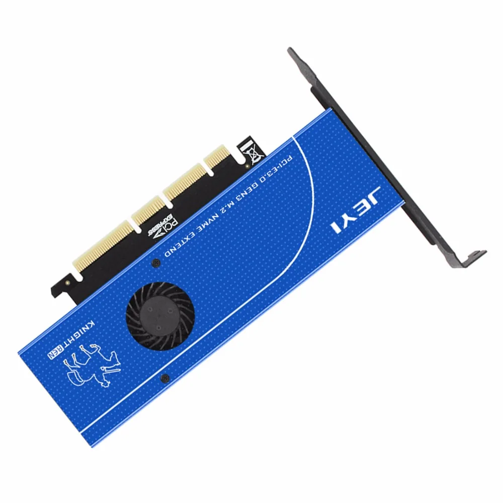 JEYI Blue knights SK19 m. 2 для NVME NGFF SATA 110 мм PCIE3.0 адаптер с двойным диском Pcie3.0 Gen3 поддержка