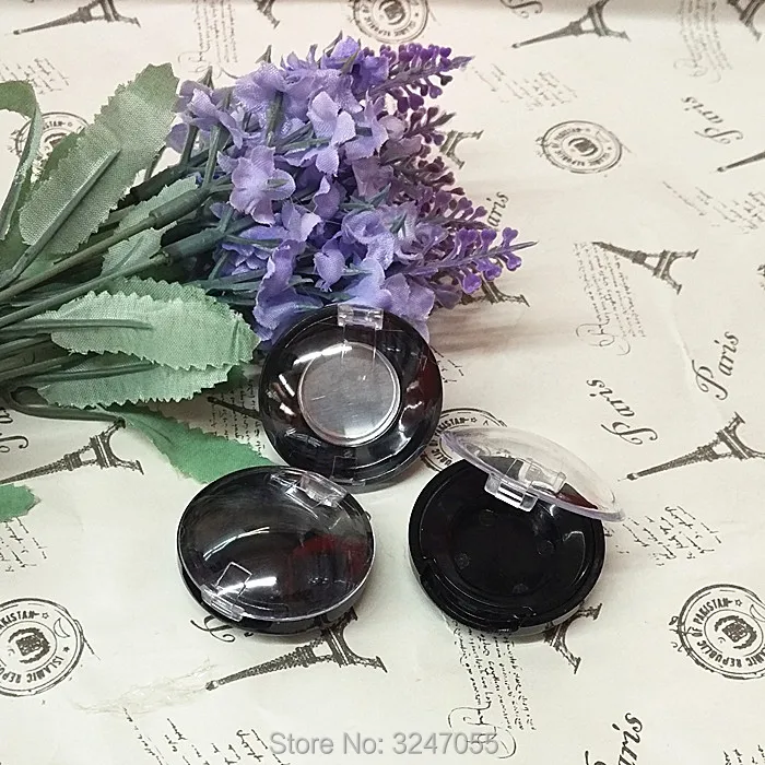 Круглая пустая пластиковая коробка для пудры теней 1G10 0 шт./лот многоразовый