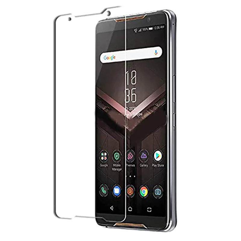 2.5D с уровнем твердости 9H закаленное стекло округлыми рамками Asus Rog Phone ZS600KL HD Экран