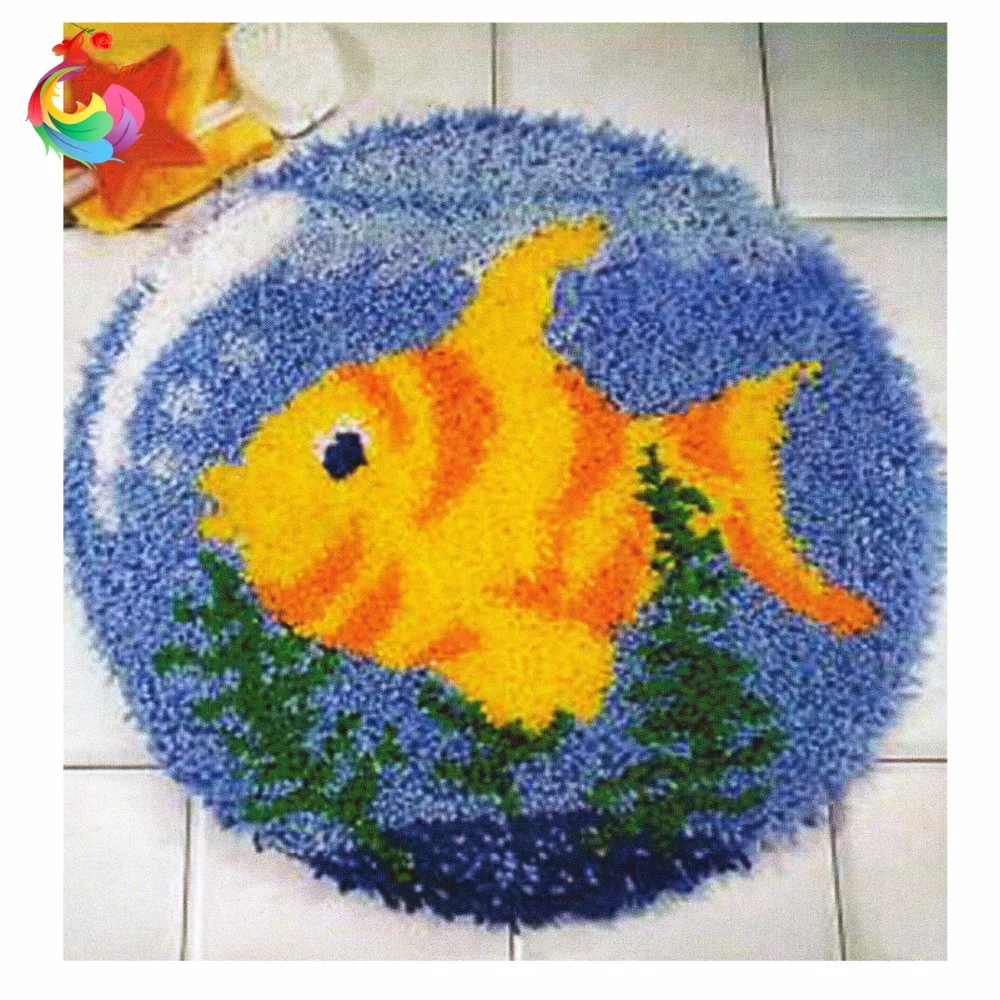 Набор ковер с крючком-защелкой рыбные коврики и ковры лоскутный для вышивки