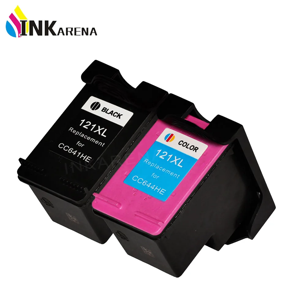 Сменный картридж INKARENA для принтера HP121 XL Deskjet F4283 F2423 F2483 F2493 F4213 F4275 F4583|ink cartridge|replacement