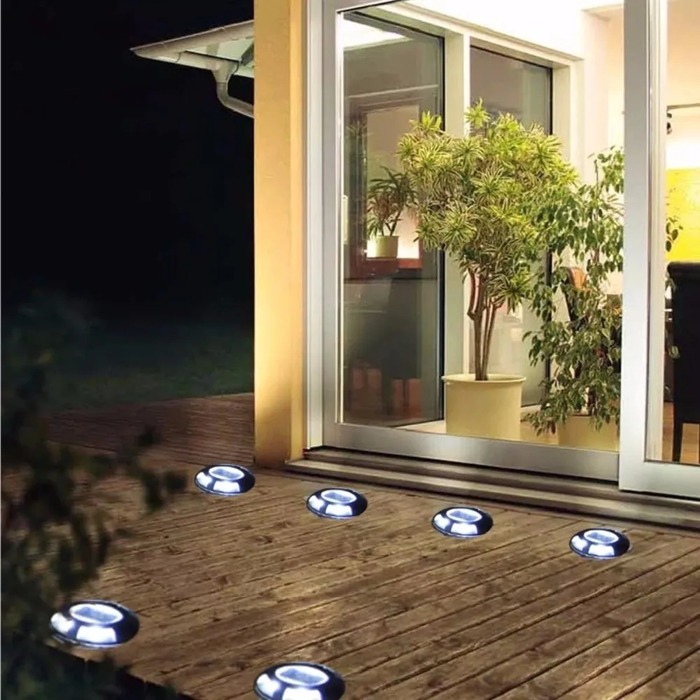 Солнечная дорога шпилька Освещение Алюминий 4LED Открытый дороги безопасности