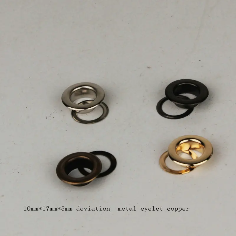 2000set 10MM 4 colors  COPPER metal eyelets button clothes accessory handbag findings free shipping