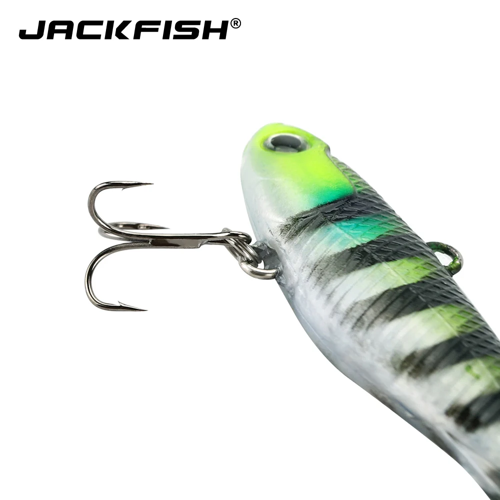 Джекфиш мягкая рыболовная приманка с рыболовный крючок 9 5 см 20 г 1 шт. из ПВХ