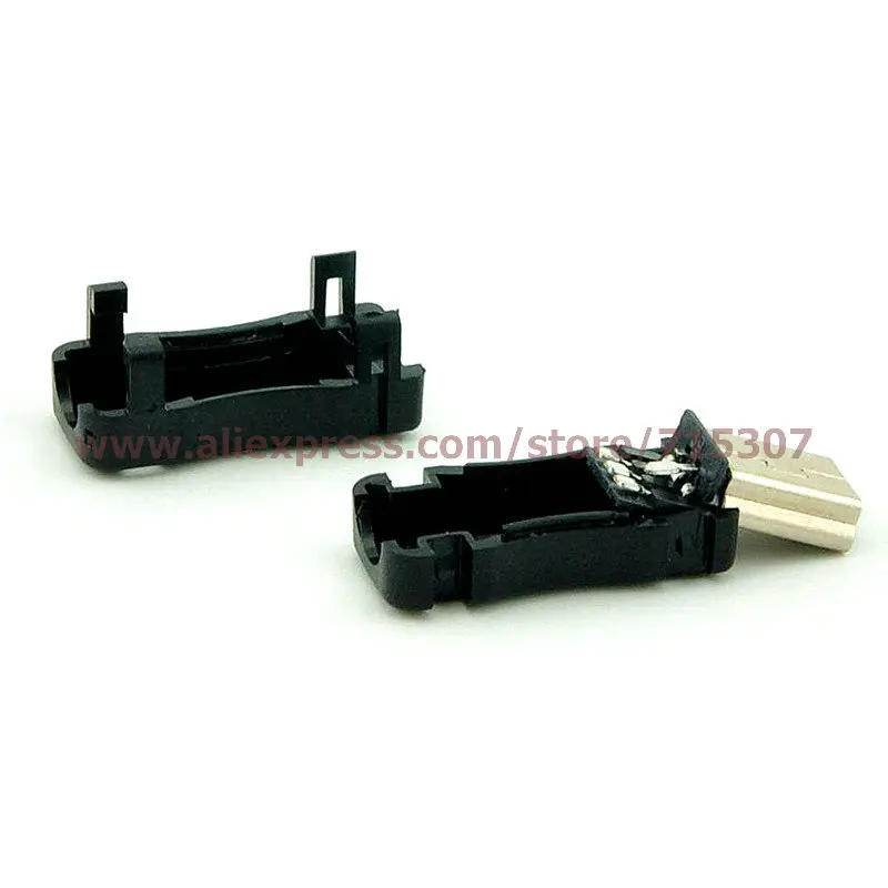 PHISCALE 50 шт. мини usb разъем 5p микро размер 9 мм разъем|socket connector|l connectorsocket |