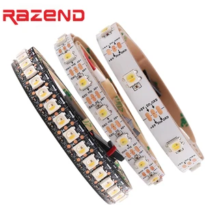1 м 2 м 5 м адресуемый светодиодный светильник 5 в постоянного тока SK6812 RGBW RGB теплый RGBNW WWA аналогичный WS2812B водонепроницаемый 306096144 светодиодовpixlesm