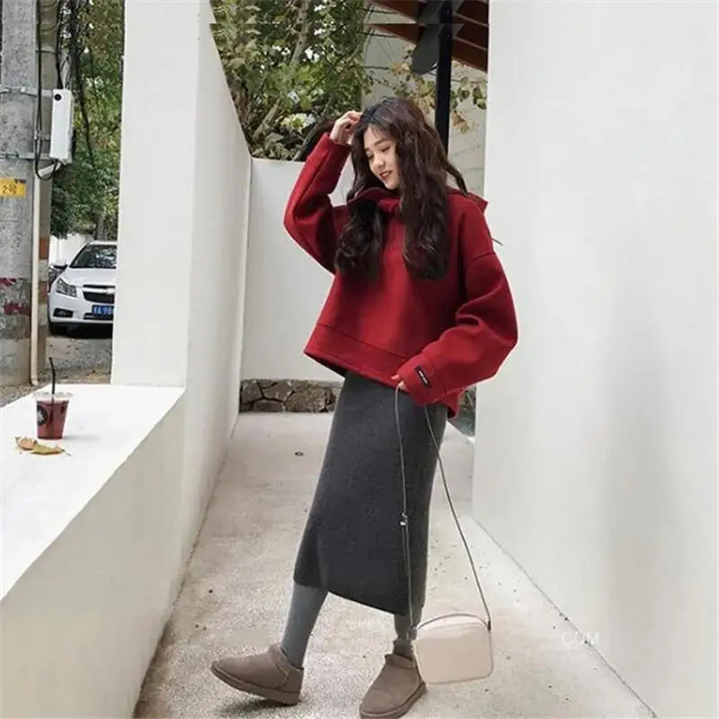 Vrouwen Chandal Mujer Completo 2 Piezas Vetements для женщин осень зима Hiver свободные топы