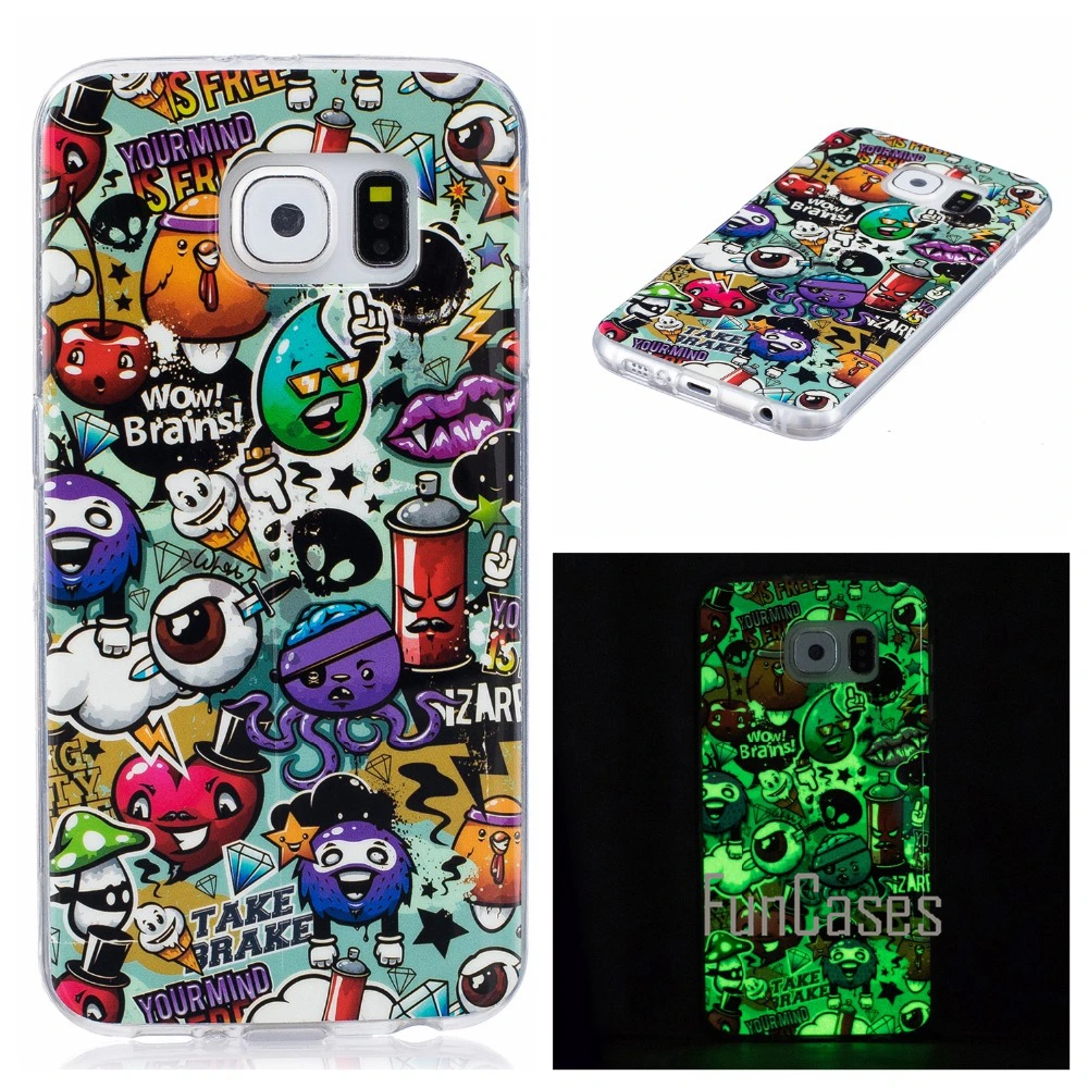 Световой чехол для Coque Samsung Galaxy S6 силиконовый Чехол Силиконовый g9200 g920a gelaksy Ajax|case