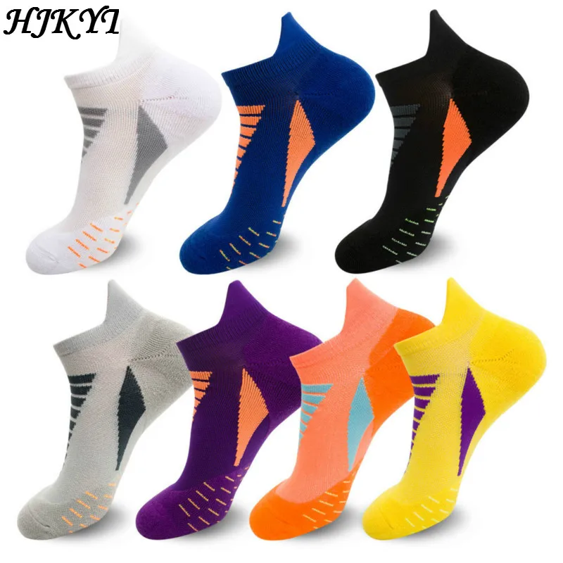 Летние спортивные носки HJKYT для футбола компрессионные 100 хлопковые мужские