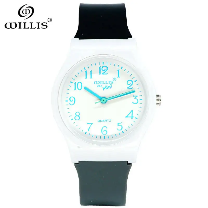 Бренд WILLIS 2017 милые детские часы кварцевые для детей студенческие девочек