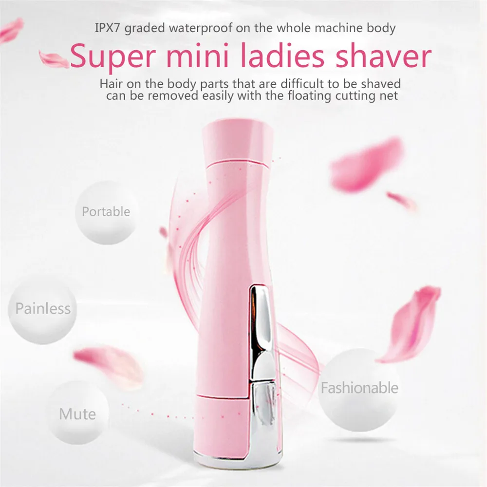 

Electric Lady Shaver Mini Female Epilator Hair Removal Razor Trimmer Facial Depilation Machine Armpits Bikini Underarm Razor M2