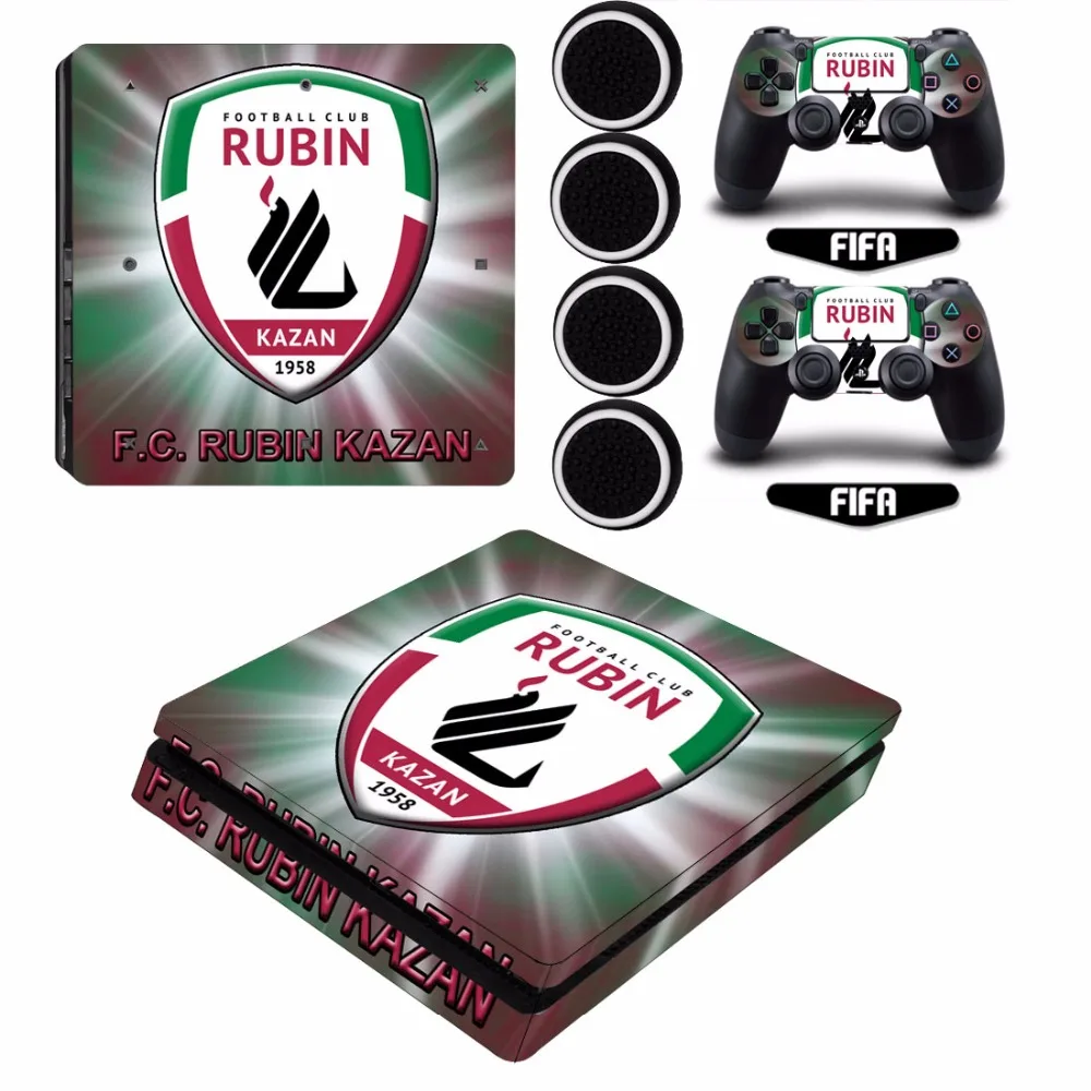 Civanca PS4 тонкий FC Rubin Казани Футбол винил кожи защитный Стикеры наклейка для Slim