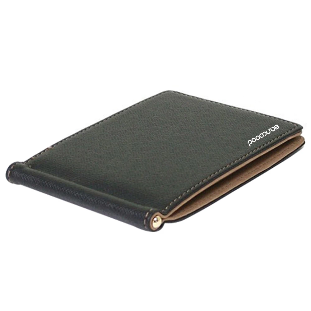 

Trendy Ultra-Thin Magic Faux Leather Card Holder Bifold Mini Wallet 92C9