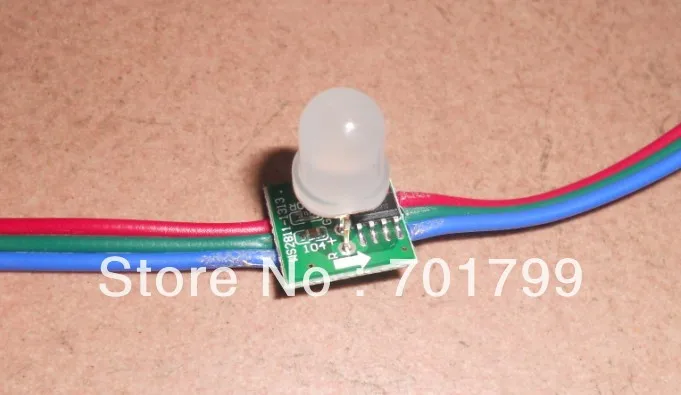 Узел WS 2811 пикселей 50 узел струны не водонепроницаемый вход 5 в постоянного