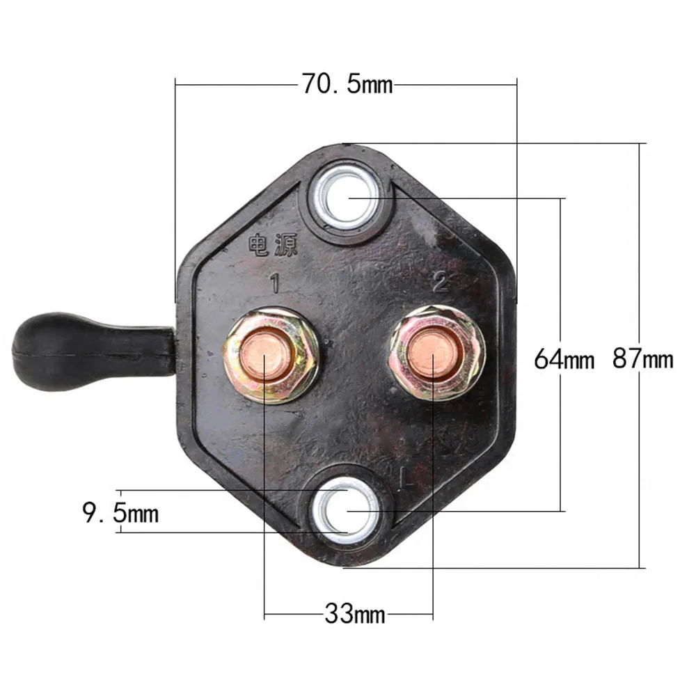 Автомобильный ручной нож маленький выключатель питания 120 мм x 87 два типа защита