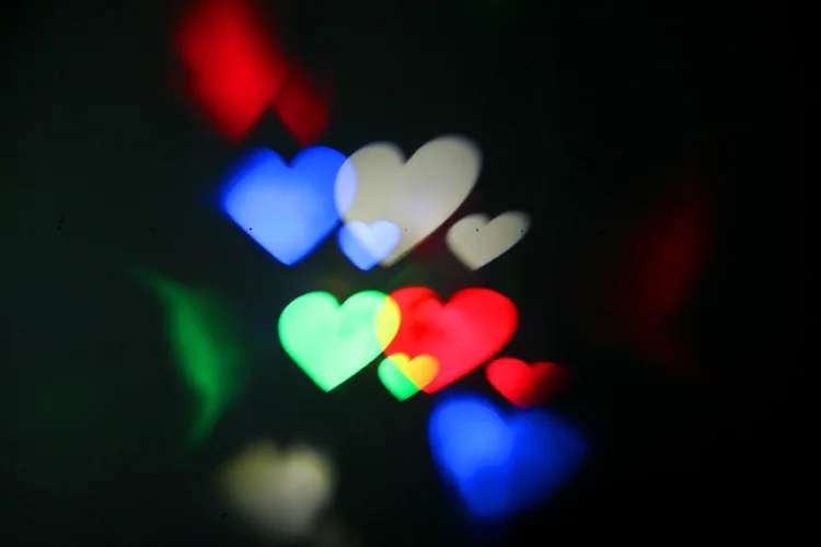 Tinhofire 4W Snow love kaleidoscope Led Stage Lamp light Logo | Лампы и освещение