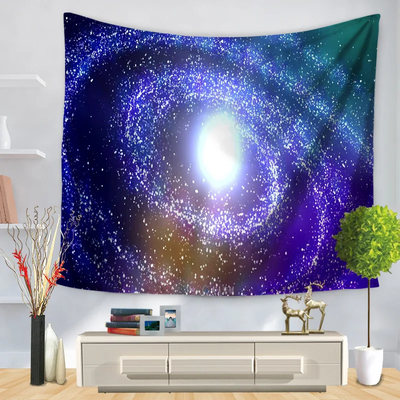 

Home Decorative Wall Hanging Carpet Tapestry Rectangle Bedspread universe Planet Pattern GT1198