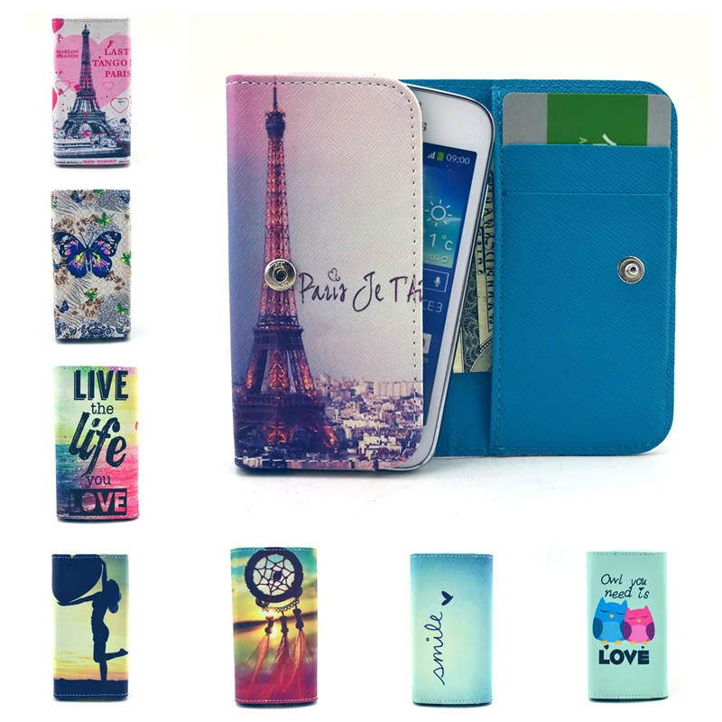 Для abc5 роскошные живопись кожа case с карт бумажника|case case|wallet casecase for cards |