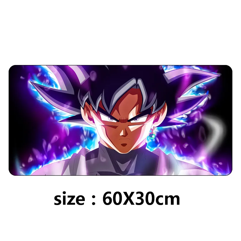 Siancs Большой 60X30 см подставка под руку Dragon Ball супер Коврик для компьютерной мыши Клавиатура настольные коврики Анимация игра компьютер коврик для мыши - Цвет: Белый