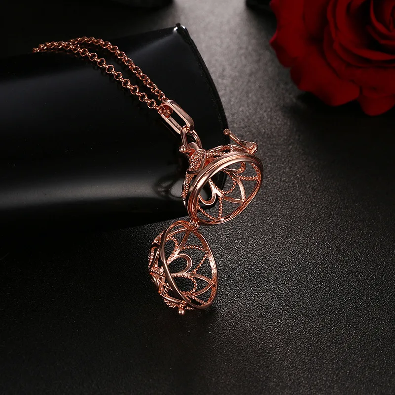 SHIYING 4 colour big size but with Multicolor 16mm Pregnancy Ball Bead Angle Copper Metal Maternity Necklace SYYF0061 | Украшения и