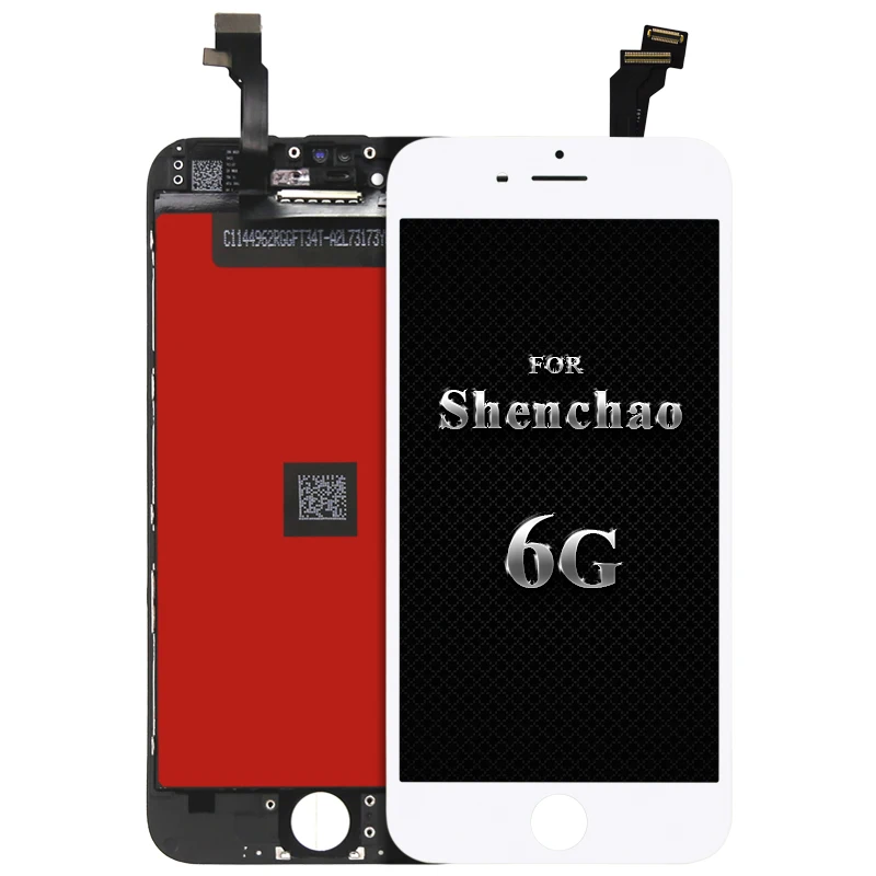 Для shenchao качество 10 шт. сенсорный стеклянный дигитайзер для iPhone 6 ЖК экран Замена