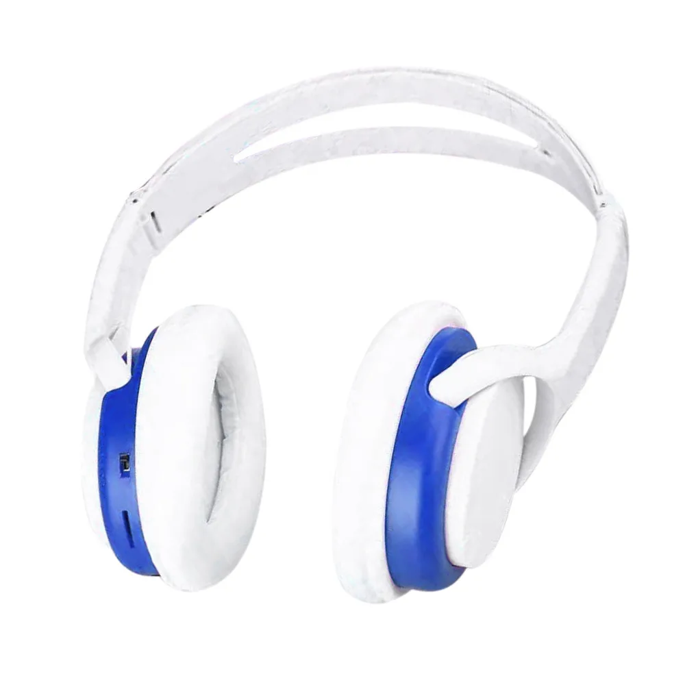 Blue Беспроводные наушники гарнитура с шумоподавлением карты TF и FM радио Auriculares США за рубежом склад 2019New - Цвет: Blue