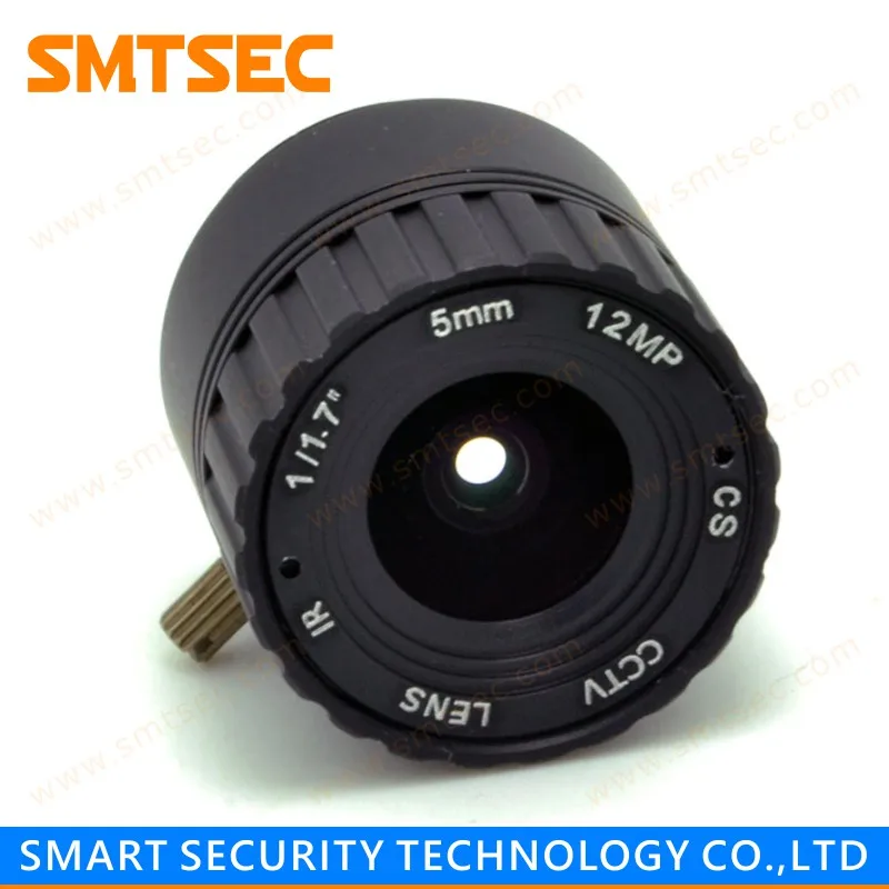 12MP 5 мм CS Mount CCTV объектив 87 Dgrees угол обзора F2.0 1/1. 7 &quot12 мегапикселей для 4K UHD IP камеры