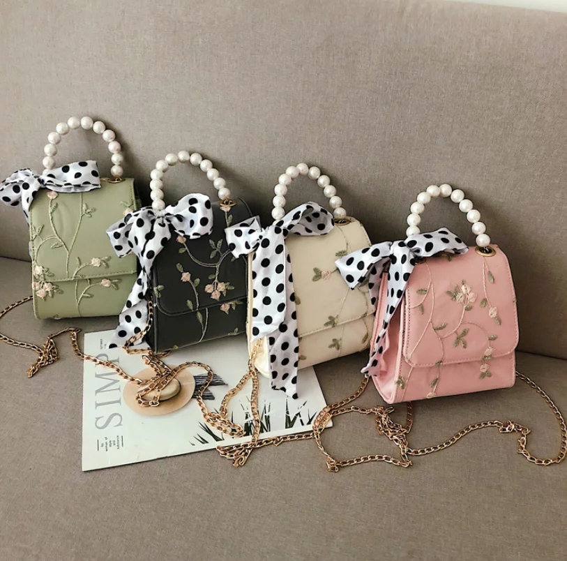 Женская Стеганая Сумка через плечо сумка из искусственной кожи с цветами