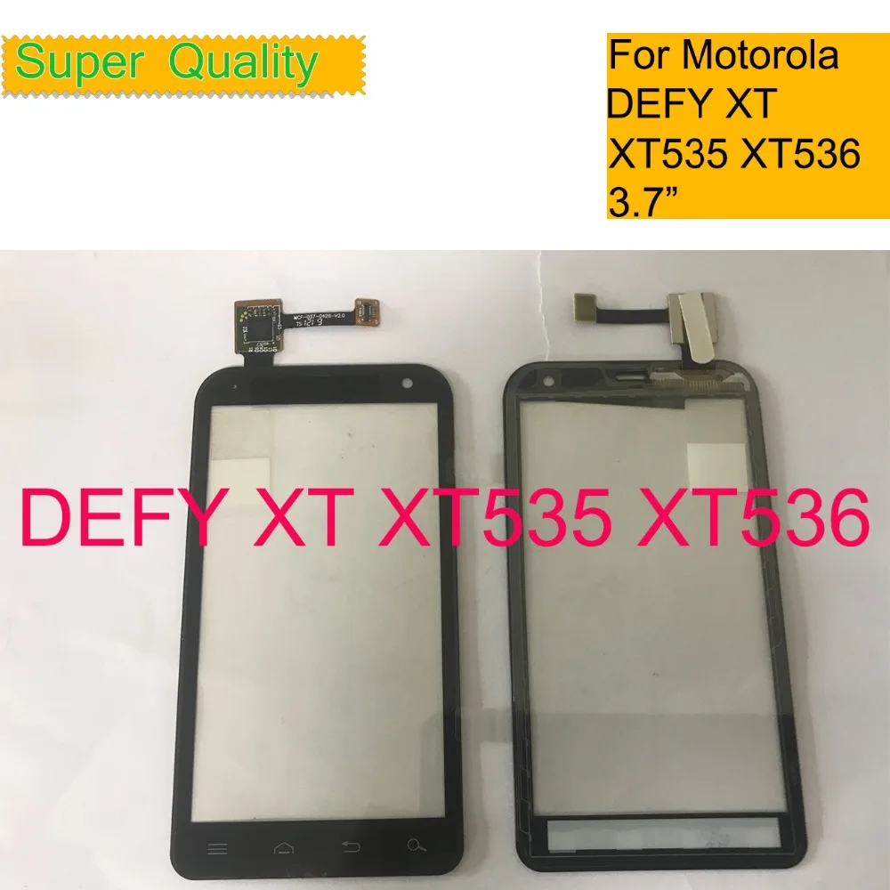 Сенсорный экран для Motorola DEFY XT XT535 XT536 сенсорный с дигитайзером передняя