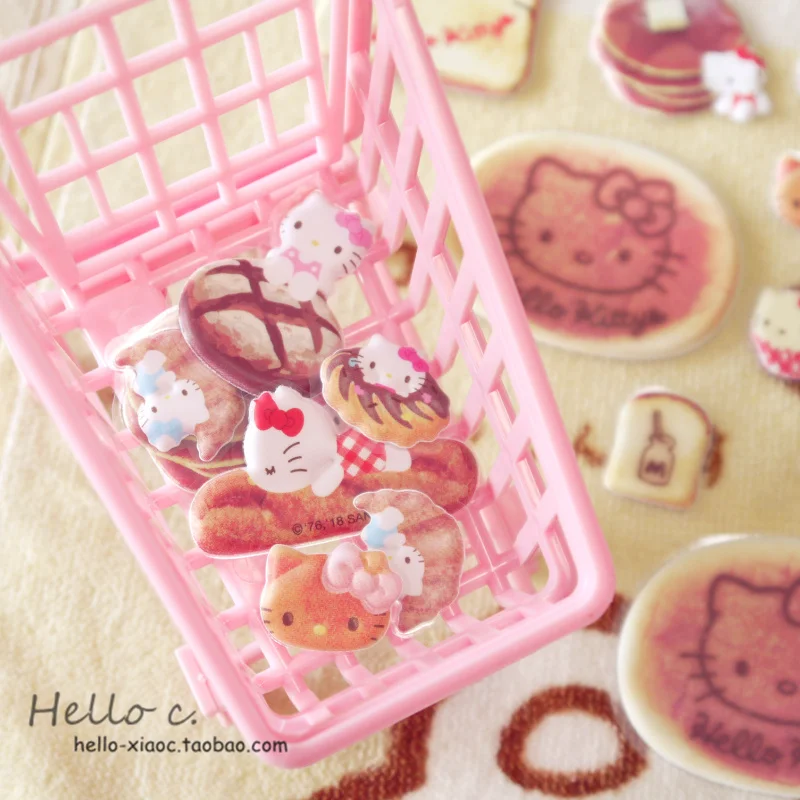 4 модели, мультяшная Леденцовая печать, лягушка, cinnamoroll, пудинг, собака, ПВХ стикер, украшение, наклейка s для детских игрушек