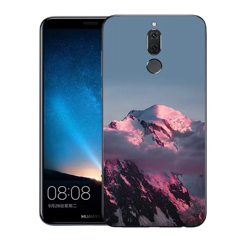 Мягкий силиконовый чехол для Huawei Mate 10 Lite / Nova 2i/maimangoill с принтом lite|Бамперы| |