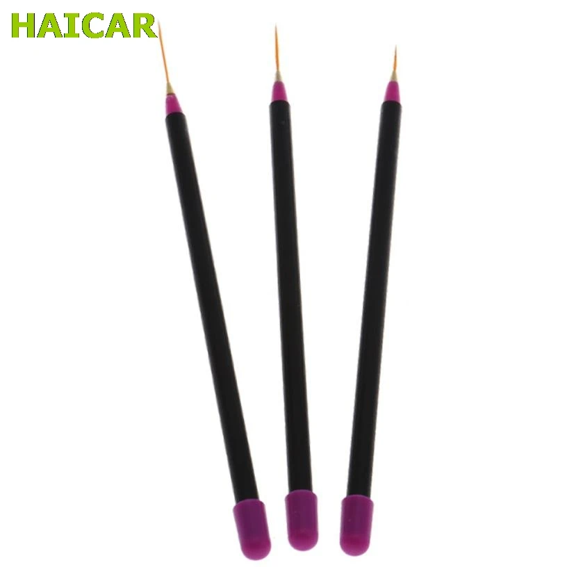 3 шт. разные искусственные кисти для ногтей инструменты полировки Ручка Кисть