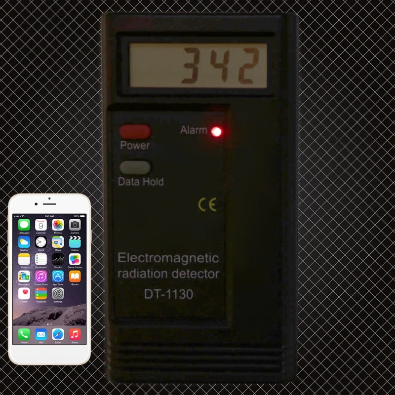 Детектор электромагнитного излучения ЖК цифровой EMF метр Дозиметр Тестер