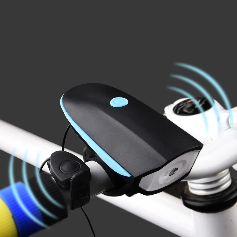 

Bike Electric Horn Bicycle Bright Headlights Vocal USB Charging Night Riding Cycling Light 130/140 Decibel Bell ASD88