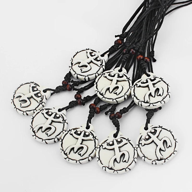 Оптовая продажа 6 шт яка кости Порошок Смолы резной тайно кулон лягушка ожерелье