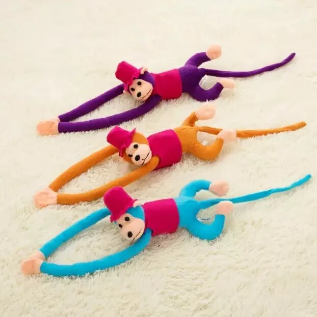 70 см Новое поступление милая кукла обезьяны с длинной ручкой плюшевые игрушки