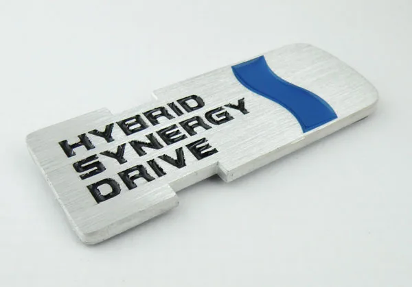 3D Алюминий сплава Авто Hybrid Synergy Drive для Camry Prius эмблемы Стикеры|auto car|car autohybrid car |