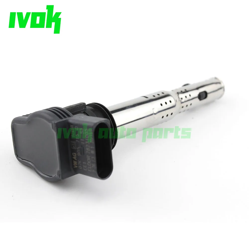 Катушка зажигания для Audi A4 A6 R8 S4 S6 TT Volkswagen VW Beetle Golf Jetta R32 Tiguan 07K905715D 07K 905 715 D|Катушка