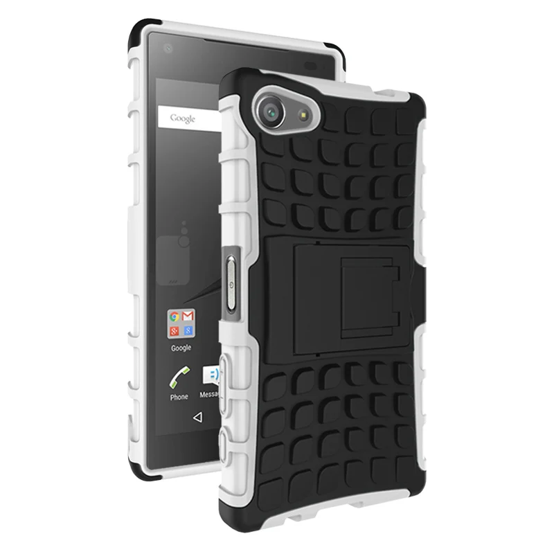 white Чехол для sony Xperia Z2 Z3 Z5 Compact Coque, защитный противоударный чехол s для sony Xperia Z5 Mini, защитный чехол для телефона - Цвет: white