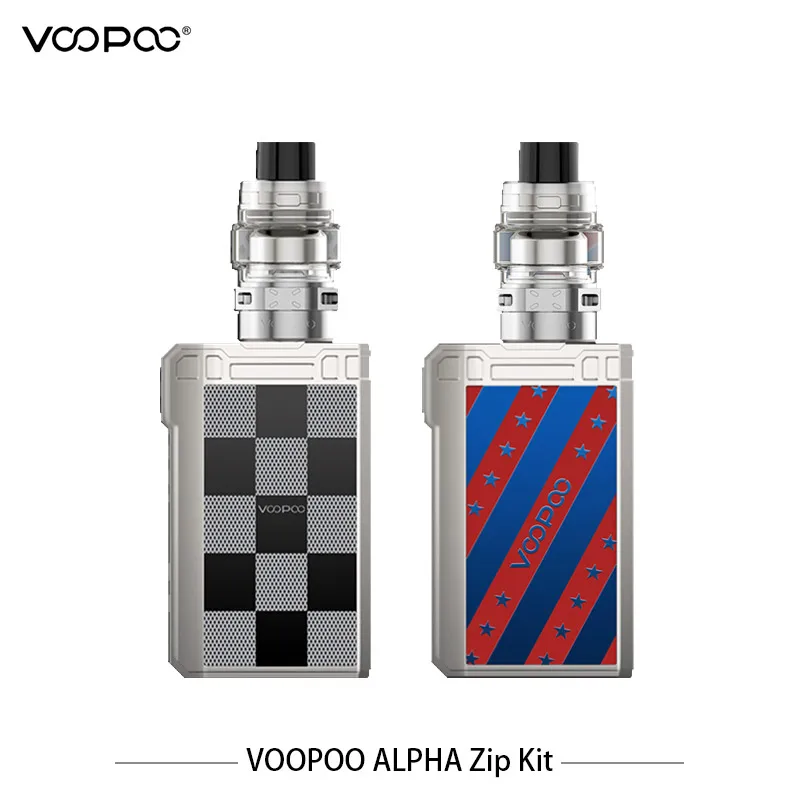 Оригинальный набор VOOPOO ALPHA Zip 180 Вт коробка на молнии мод Vape 4 мл Maat Танк с MT M2 M1