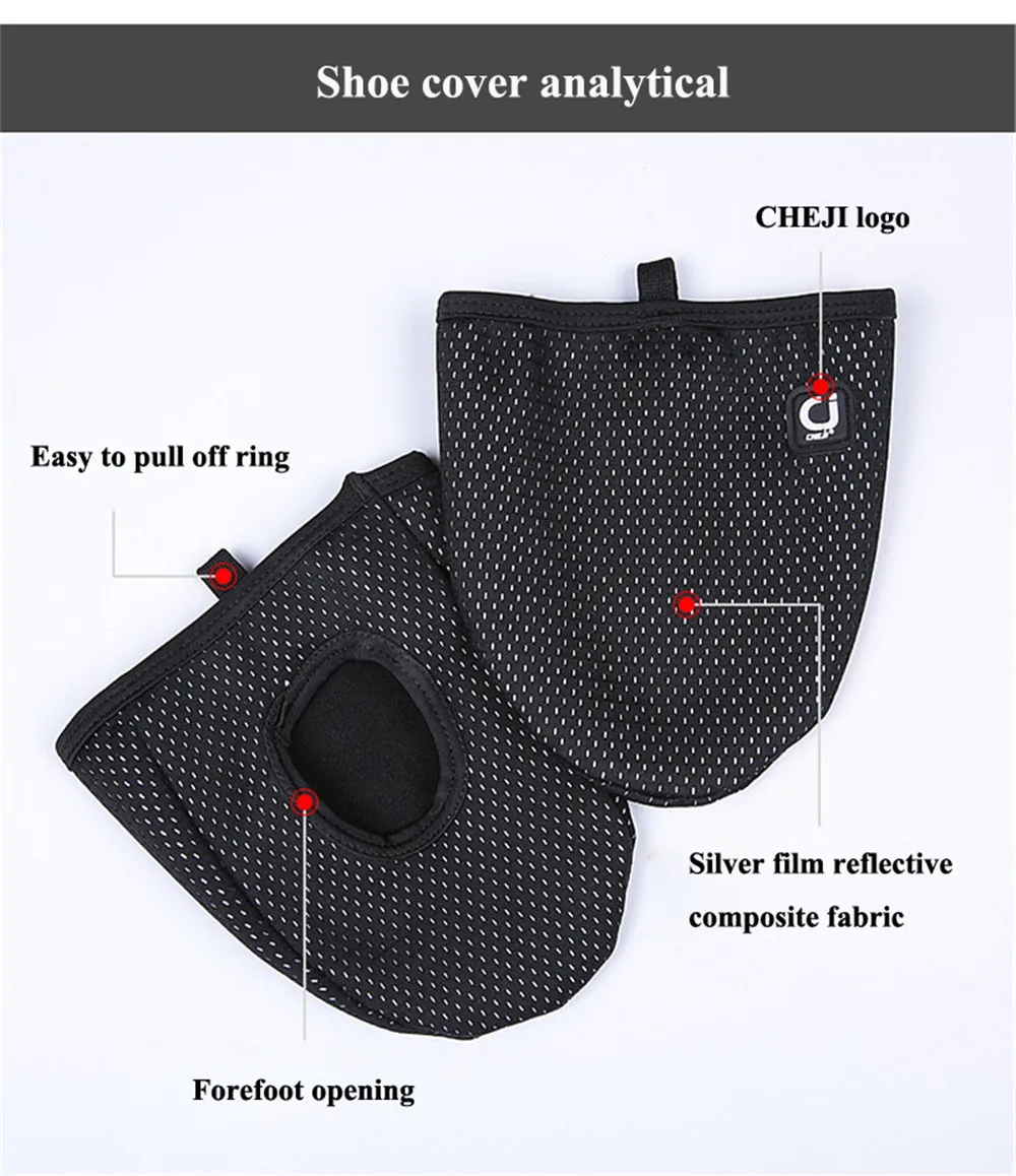 CHEJI дышащий мужской зимний Велосипедный Чехол с замком для обуви MTB ветрозащитный